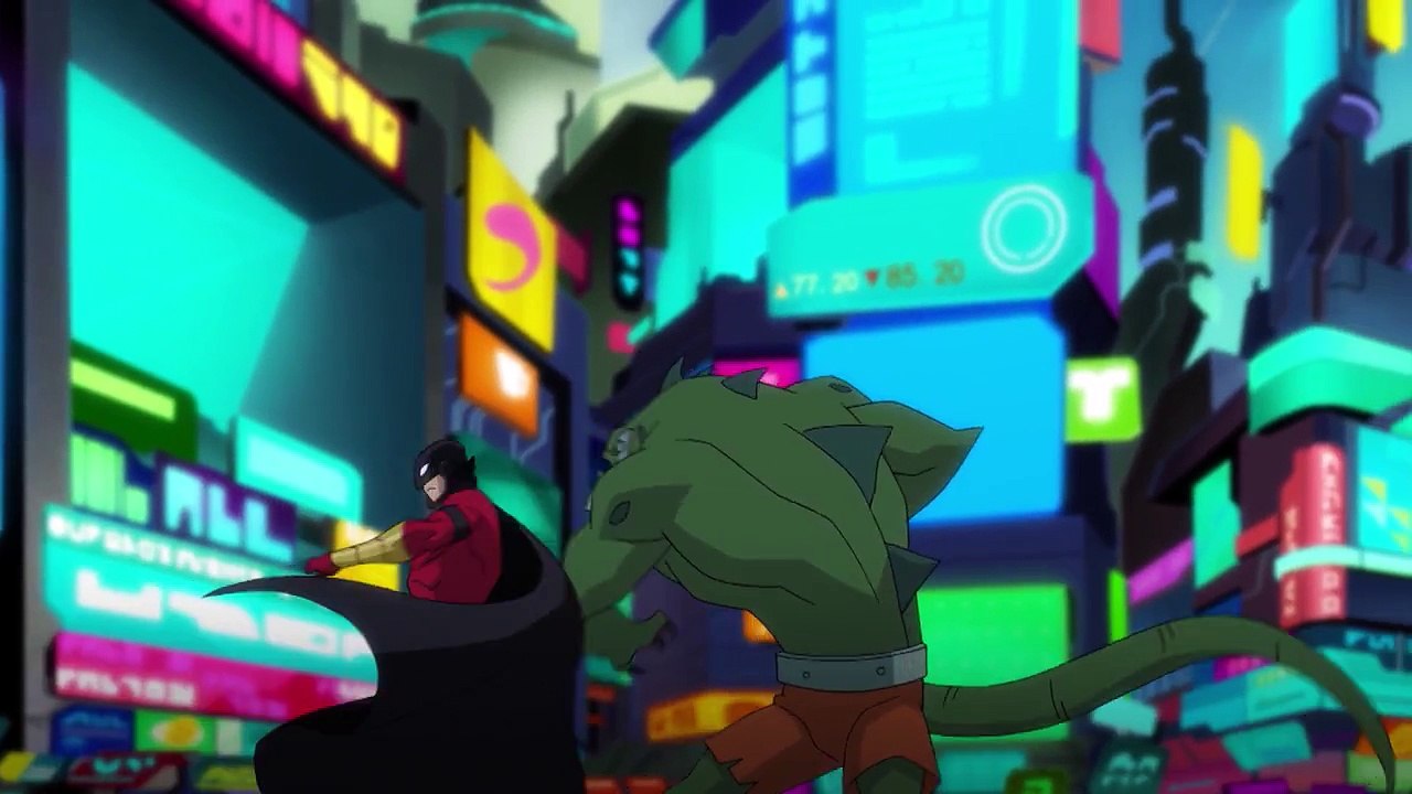 Batman Unlimited | Red Robin and Nightwing Take Down Killer Croc | Cartoon Network