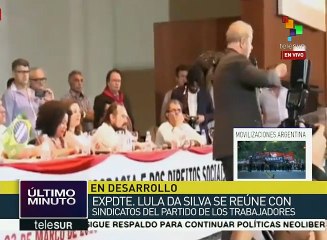 Lula: Partido de los Trabajadores no permitirá un golpe de estado