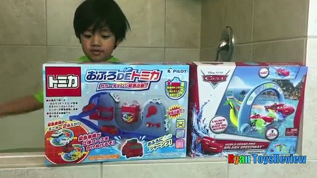 Color Changers Tomica Fire Truck Police Car Disney Cars Splash Speedway Lightning McQueen Bath Toys