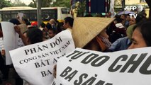 Protests in Vietnam as prominent blogger goes on trial