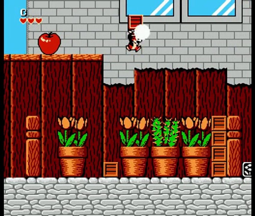 Денди - Чип и Дейл - (Chip 'n' Dale - NES) Прохождение  Chip 'n' Dale