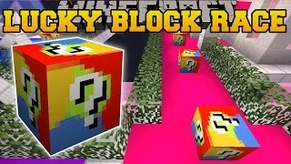 PopularMMOs Minecraft Lucky Block Mod - Modded Mini-Game - PAT And JEN FUTURE WORLD LUCKY BLOCK RACE