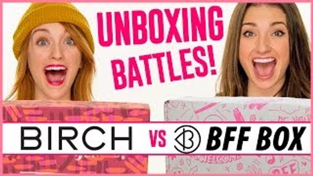 Unboxing BFF Box vs. Birchbox! | Unboxing Battles!