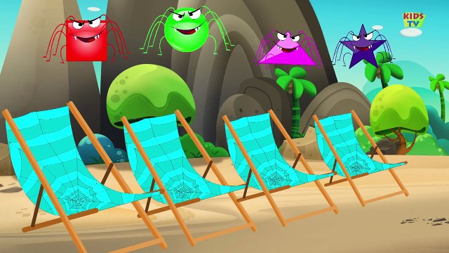 Five Scary Spiders | Spider Rhymes | Nursery Rhymes