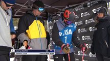 Ski Halfpipe Copper Mountain - Run victorieux de Janina Kuzma