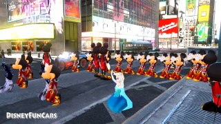 Mickey Mouse Frozen songs Elsa Anna & HULK w/ McQueen cars + Nursery Rhymes Songs for Kids