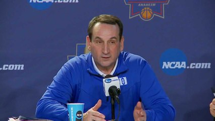 Coach K Chides ESPN Reporter