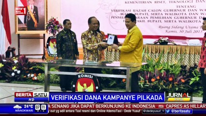 KPK Desak KPU Perketat Verifikasi Dana Kampanye Pilkada