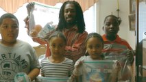 Kevin D Jimison Feeds the Homeless - Sandwiches, Chips, Apples, Oranges, Juice Pouches and Water