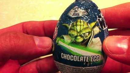 Star Wars Kinder Surprise egg chocolate. Huevo Kinder Sorpresa La Guerra de las Galaxias.