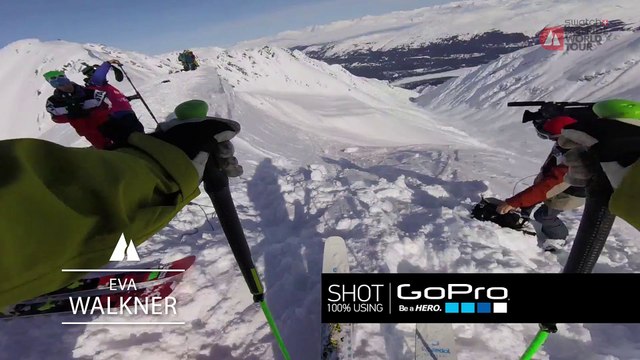 GoPro winning run Eva Walkner - Haines Alaska - Swatch Freeride World Tour 2016