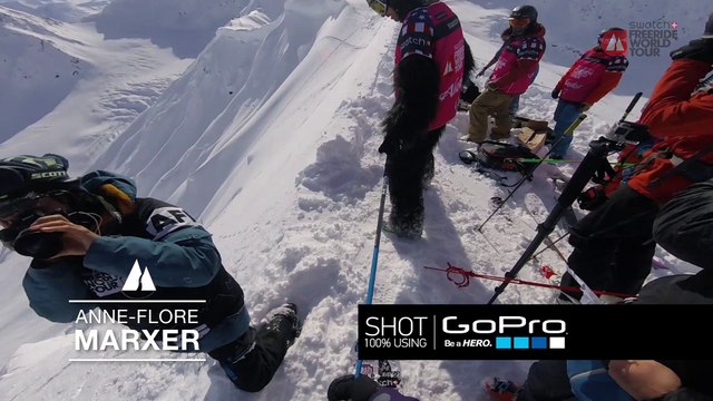 GoPro winning run Anne-Flore Marxer - Haines Alaska - Swatch Freeride World Tour 2016