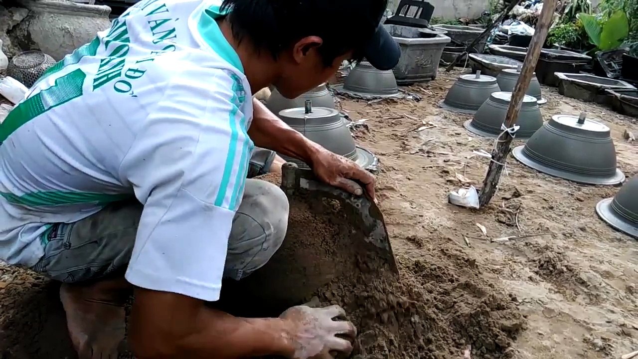 Lam chau kieng full chi tiet Quay Chậu