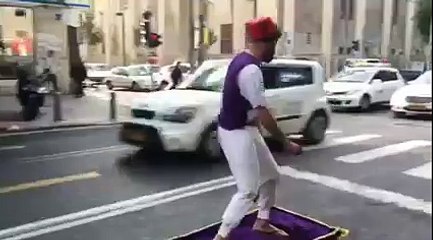 Aladdin visits Tel Aviv