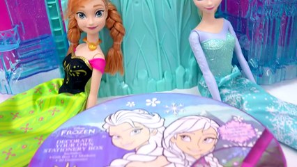 Disney Frozen Decorate Stationery Box Color Queen Elsa + Princess Anna + Blind Bag Surpris