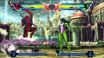 Ultimate Marvel vs Capcom 3: Arcade with Deadpool, Wolverine, and Spider-Man