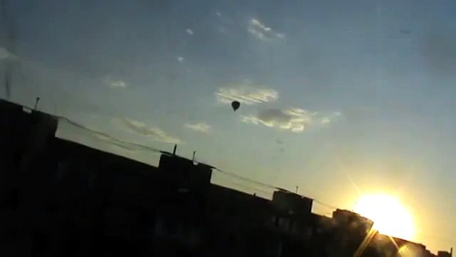 Я успел заснять снять воздушный шар в городе Орле 22 июля 2014 года Город Орёл