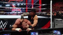 Roman Reigns brutalizes Triple H_ Raw, March 14, 2016