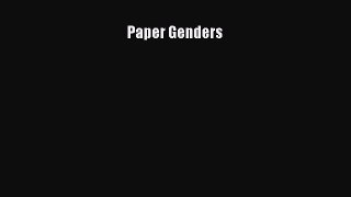 Read Paper Genders PDF Online