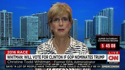 Whitman: Supporting Clinton if Trump gets nomination