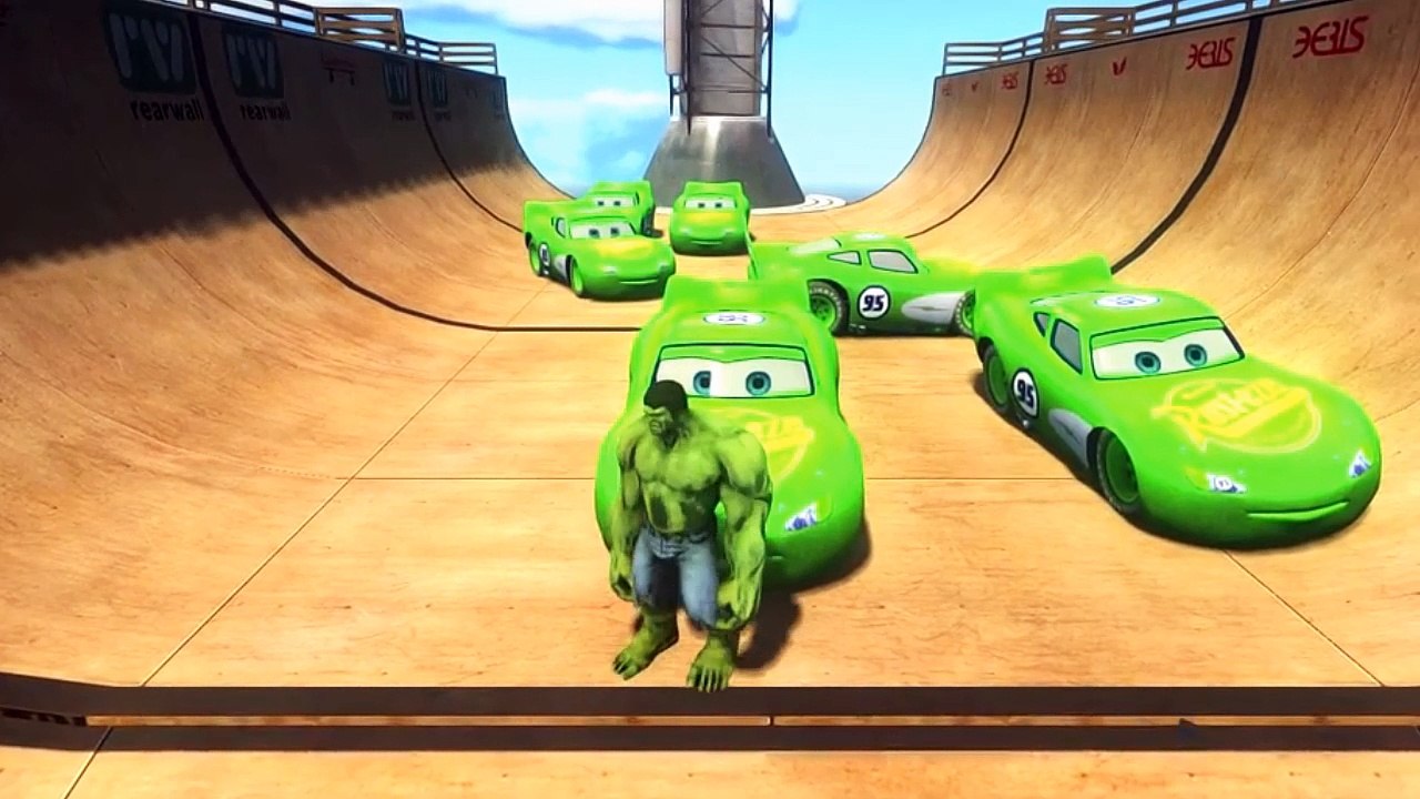 Spiderman Songs Lyrics ♫ A sailor went to sea ♫ Hulk Cars Smash Party Lightning McQueen