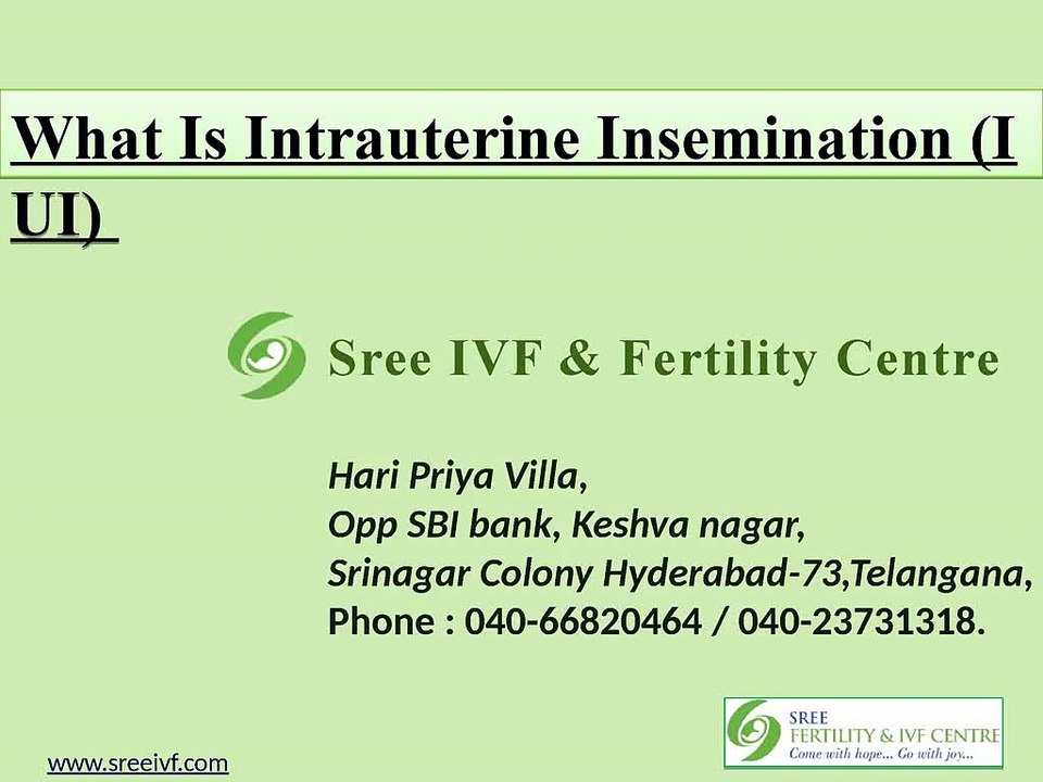 Intra Uterine Insemination IUI
