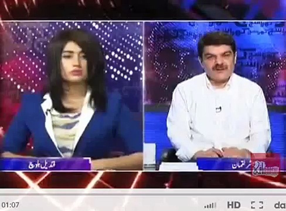 MUBASHER LUCMAN Khara Sach with Qandeel Baloch