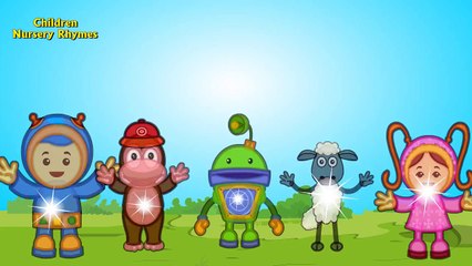 Finger Family Team Umizoomi Cartoon Movie Rhymes Daddy Finger Song for Children Fan Made