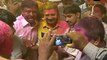 Delhi CM Kejriwal celebrates Holi at his residence
