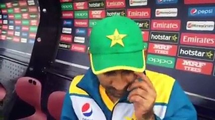 sarfraz talking about players