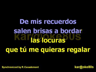 karaoke Desde Cuando . A. Sanz