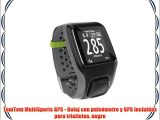 TomTom MultiSports GPS - Reloj con pulsómetro y GPS incluidos para triatletas negro