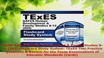 Download  TExES AAFCS Human Development  Family Studies 812 202 Flashcard Study System TExES Read Online