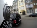 Belle vengeance d'un motard : Road Rage en Belgique
