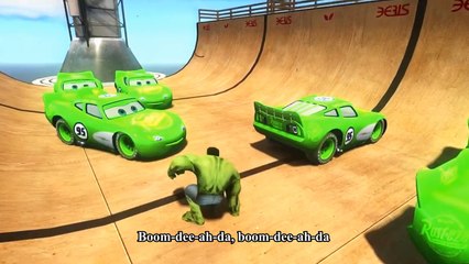 Spiderman Songs Nursery ♪ I love the mountains ♪HULK PARTY CARS Rhymes