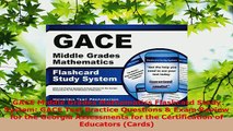 Download  GACE Middle Grades Mathematics Flashcard Study System GACE Test Practice Questions  Exam Download Online