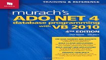 Download Murach s ADO NET 4 Database Programming with VB 2010