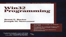 Download Win32 Programming  Addison Wesley Advanced Windows Series  2 Vol set