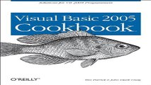 Read Visual Basic 2005 Cookbook  Solutions for VB 2005 Programmers  Cookbooks  O Reilly   Ebook