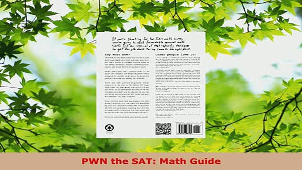 Download  PWN the SAT Math Guide Read Online