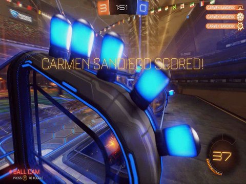 {Rocket League} Just Jokes - Epic Backflip Block Goal - 2v2 w/ Carmen (DocuTäge)