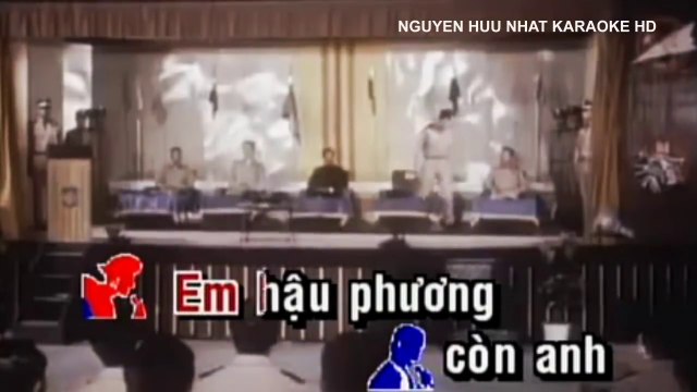 Karaoke Anh Tiền Tuyến Em Hậu Phương Hương Lan Tuấn Vũ HD