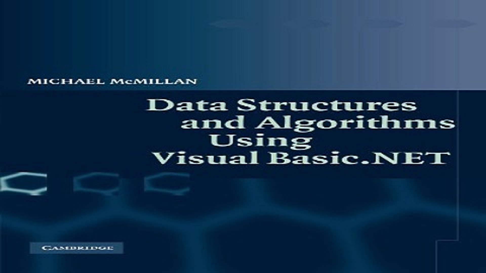Download Data Structures and Algorithms Using Visual Basic NET