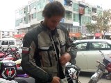 Mr, Pieter from Neatherland Bike rider says Pakistan safe for tourists Reporting by PCCNN Chaudhry Ilyas Sikadnar 240316