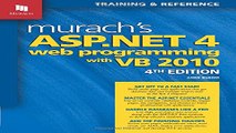 Download Murach s ASP NET 4 Web Programming with VB 2010