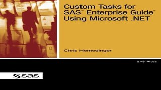 Download Custom Tasks for SAS Enterprise Guide Using Microsoft  NET