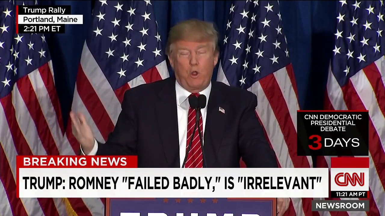Trump: Romney 'chickened out' because of me