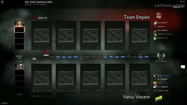 NaVi vs Empire Game 4 - ESL One Manila 2016 EU Finals - Natus Vincere vs Team Empire_2