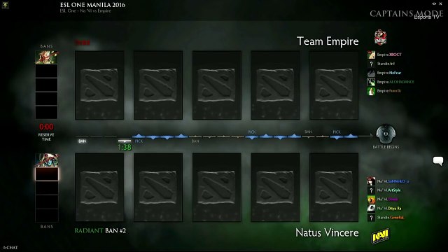 NaVi vs Empire Game 4 - ESL One Manila 2016 EU Finals - Natus Vincere vs Team Empire_5