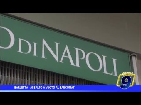 Barletta | Assalto a vuoto al bancomat